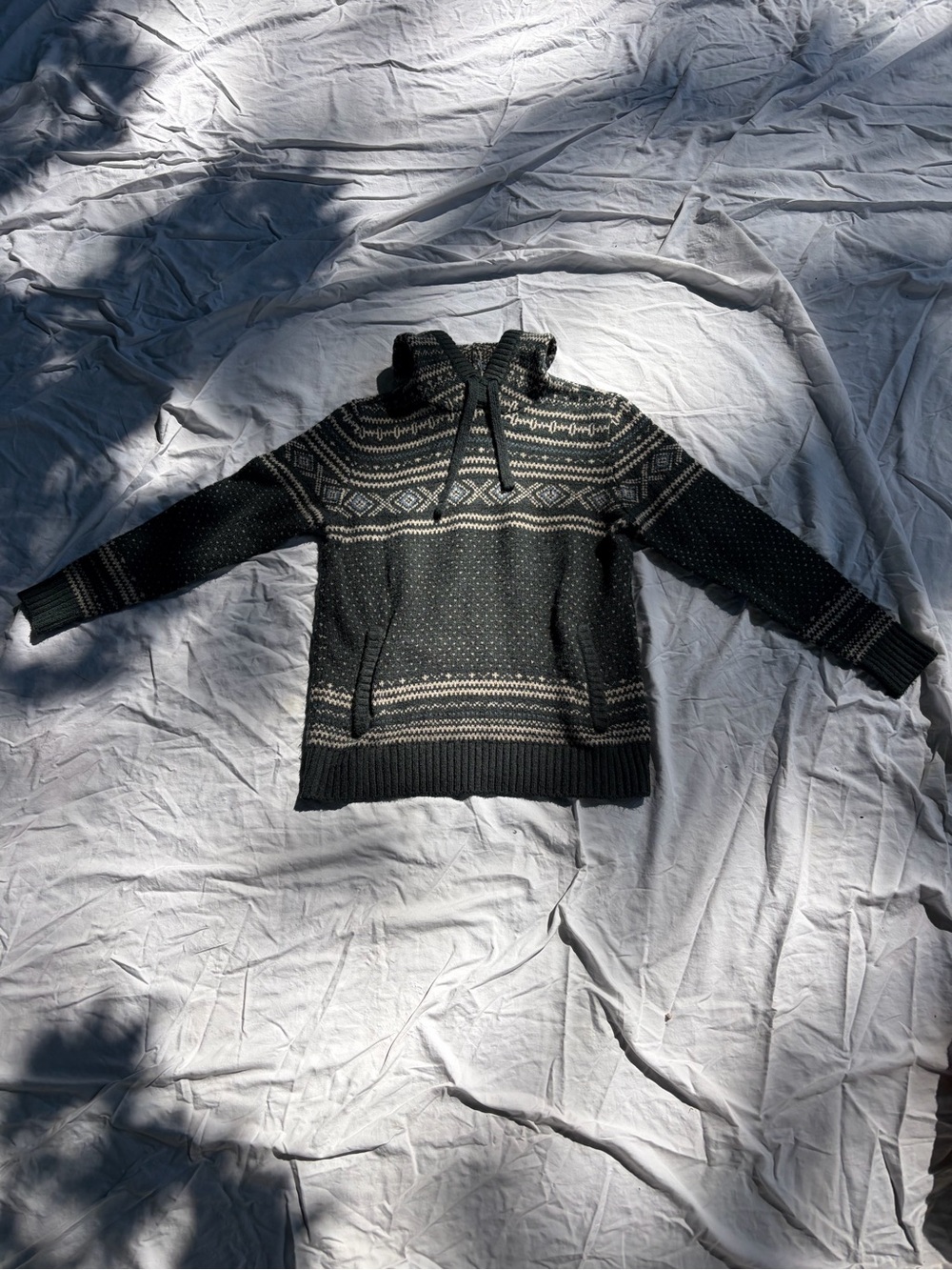 AE Super Soft Birdseye Fairisle Hooded
Sweater